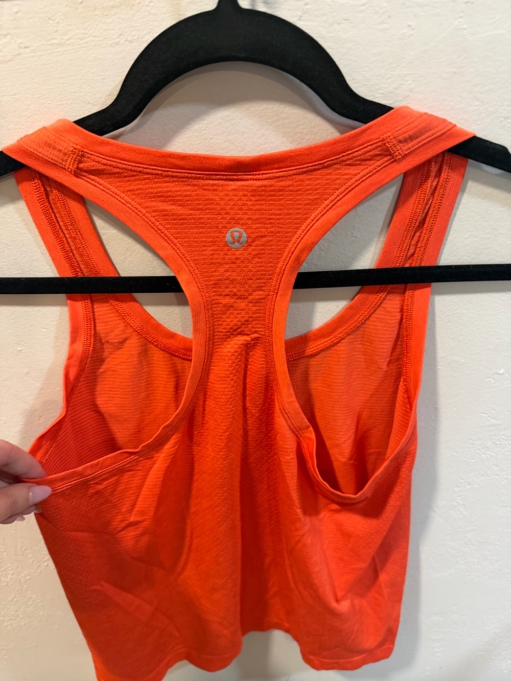 lululemon athletica Orange Racerback Sports Tank - Picture 2 of 6